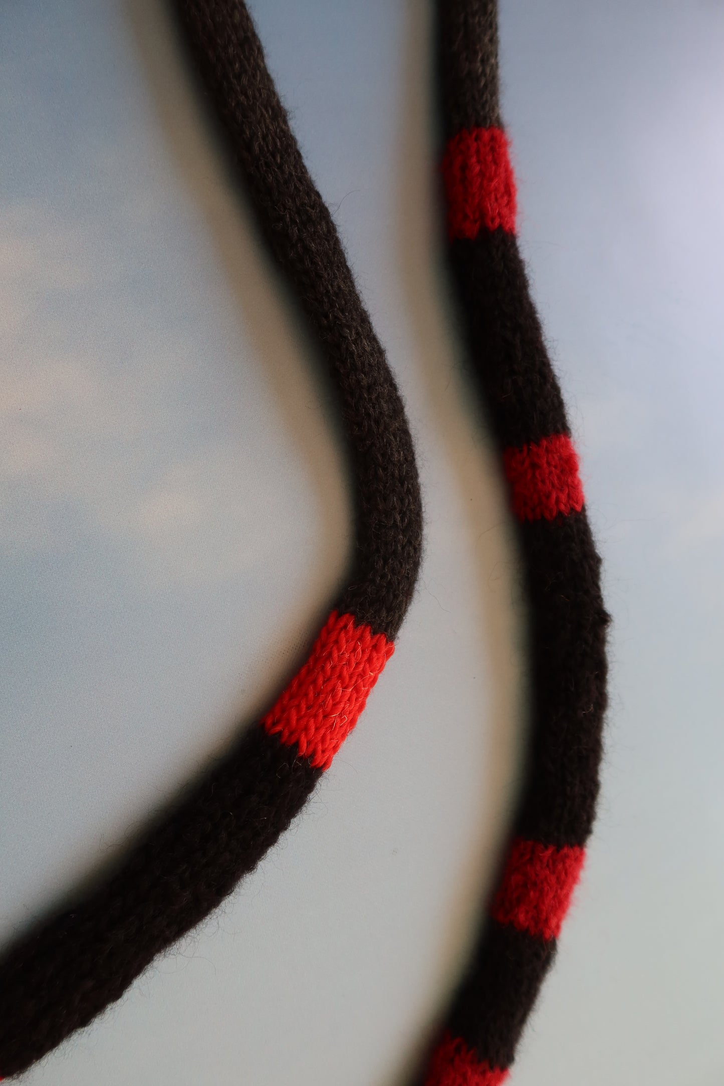 Slinky Scarf in Black & Red